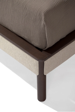 LIPS S - Fabric double bed with upholstered headboard by Carpanese Home - view 3